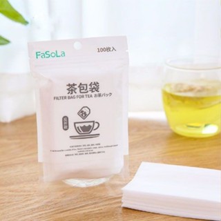 免運 🔥臺灣出貨 日本FaSoLa一次性茶包袋玉米縴維咖啡過濾袋中藥袋煎茶鹵煮調料包