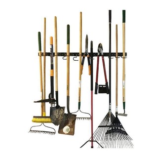 農具擺放架園藝工具農用掃把鐵鍬整理架組合工具擺放收納掛架神器-shichang百貨