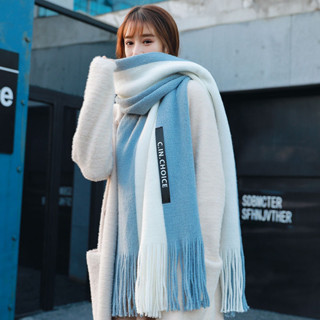 ins風冬季保暖圍巾 保暖圍脖🧣 新款韓係氛圍感女秋冬季百搭學生可愛加厚情侶披肩網紅男圍脖兩用