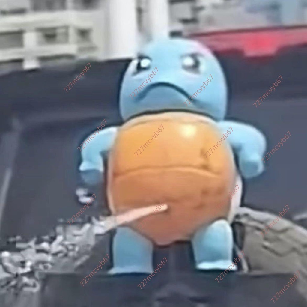 廠商 特惠（免運）@會噴水呲水的杰尼龜 車外掛件 噴水的神奇寶貝 大號傲嬌杰尼龜爆款 傑尼龜噴水 傑尼龜吊飾 掛飾