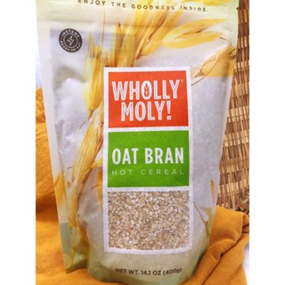 WHOLLY MOLY OAT BRAN HOT CEREAL即食沖飲燕麥麩皮400G健身