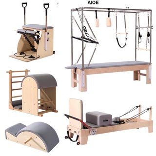 好物推薦🔥普拉提大器械核心床五件套梯桶穩踏椅高架床椅子家用瑜伽矯正器