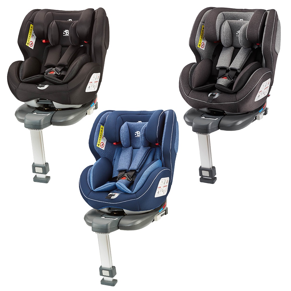 Safety Baby 適德寶 0-12歲isofix前支撐腳安全座椅(磁吸版) 贈頂蓬+皮革保護墊+四吋魔力洞動球
