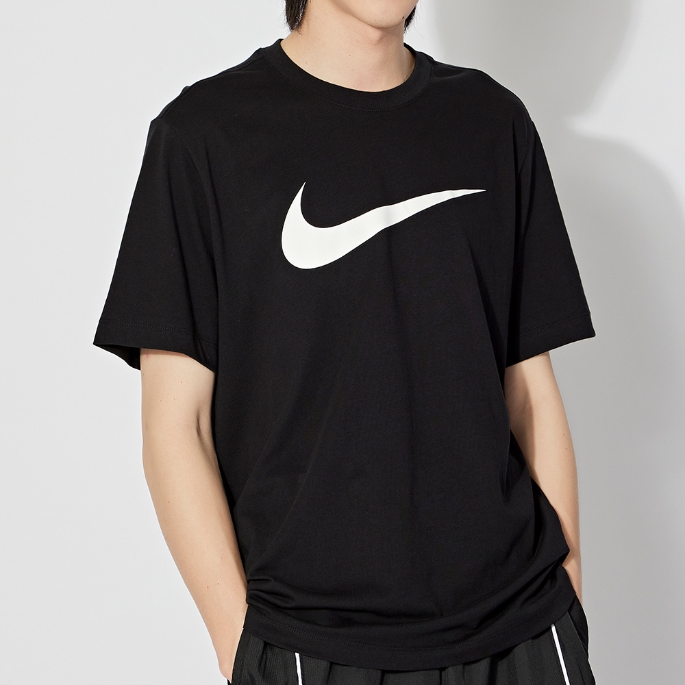 Nike Nsw Tee Icon Swoosh 男 黑 運動 短袖 上衣 DC5095-010