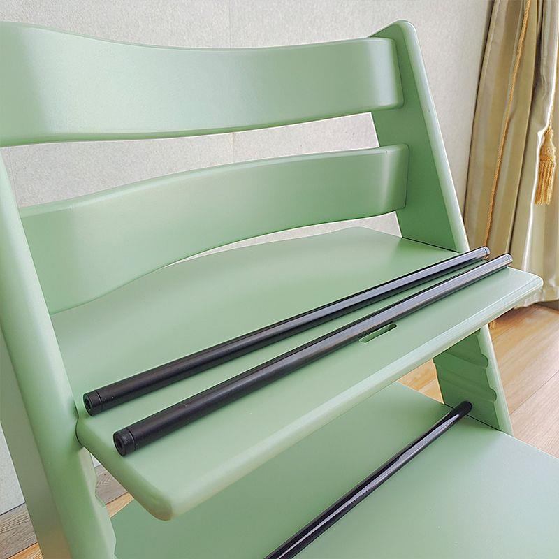 成長椅固屬杆兒童餐椅高腳椅拉桿2根鐵桿適用stokke通用配件