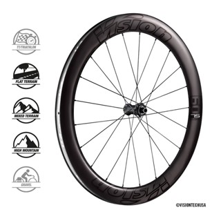 vision metron 60 sl disc碳纖維碟煞輪組-崇越單車休閒館
