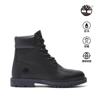 Timberland 女款黑色全粒面皮革 Timberland® Premium 6吋防水靴|A5Q9S015