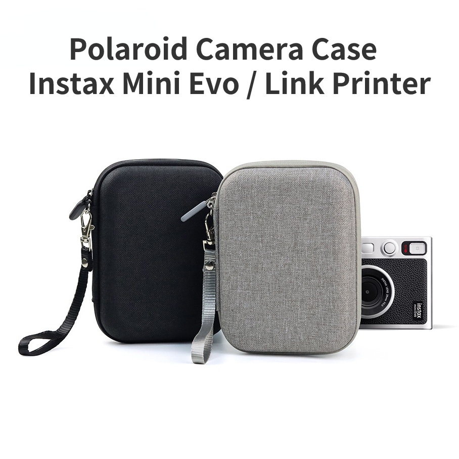 LATAN-【】Instax Mini EVO/LINK/Liplay 打印機保護套 帆布硬殼 相機包