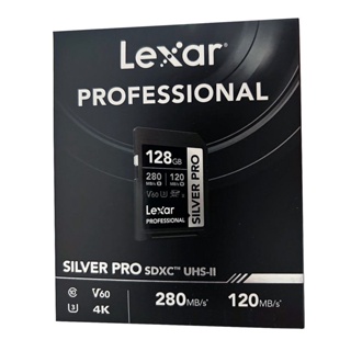 雷克沙 Lexar 128GB SILVER PRO UHS-II SDXC 記憶卡 280MB/s相機用(平行進口)
