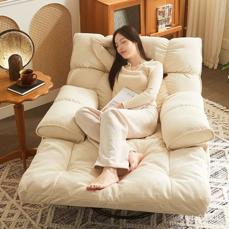多功能懶人太空沙發椅旋轉客廳休閒胖子電動單人沙發搖椅可躺可睡