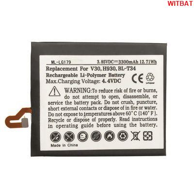 WITBAT適用LG V30 H930 LS998 US998智能手機電池BL-T34🎀