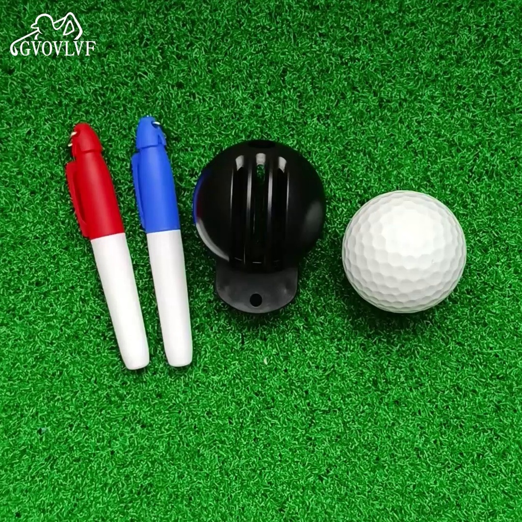 高爾夫球劃線器三線T型瞄準畫球器高爾夫配件球迷用品贈送2畫線筆 愛尚高爾夫