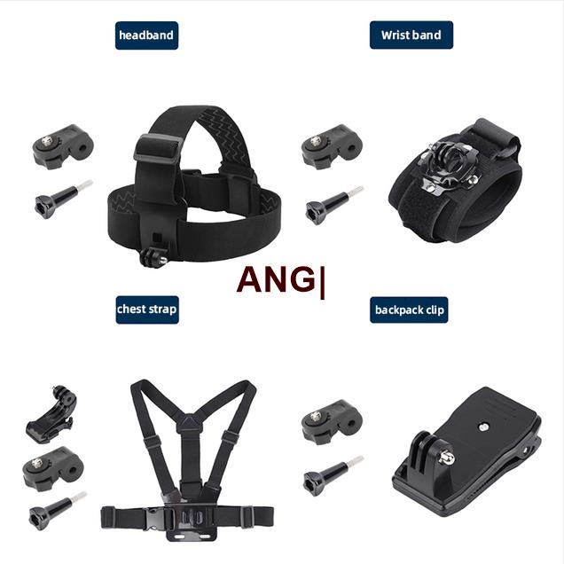 ANG|適用DJI/Insta360 Go3/Go2/x3/onex2/x/Rs/R/Gopro/胸帶頭帶背包夾手腕帶