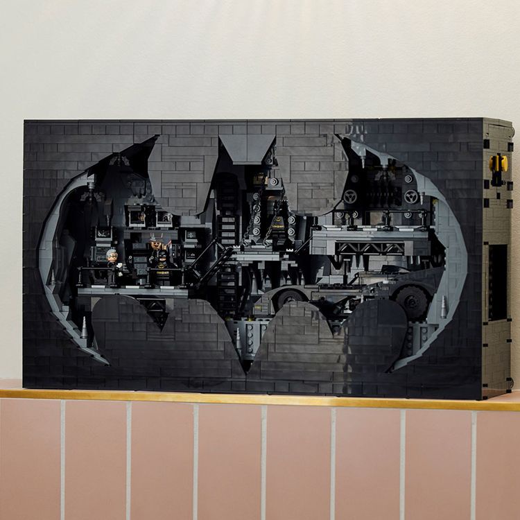【優選】 兼容樂高超級英雄蝙蝠俠蝙蝠洞影盒76252大型男孩子拼裝兒童玩具