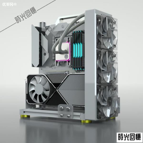 MATX 開放機箱架 支持240 X99雙路 ITX [時光小鋪C] 電腦機殼 組裝機殼 支持X79 360水冷 DIY