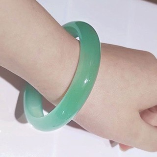 【✨工廠下殺✨】精品珠寶天然冰種透亮玉手鐲色玉鐲半透綠淺綠淡綠手鏈女款玉手鐲女
