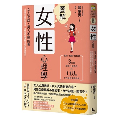 圖解女性心理學（二版）：女人不說、男人不懂的事，心理學家教你從行為、習慣與性格讀懂女性的真實想法！【ttbooks】