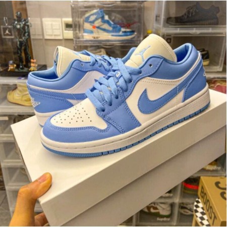 AIR JORDAN 1 LOW UNC 男女 北卡藍 低筒 情侶 籃球鞋 AO9944-441