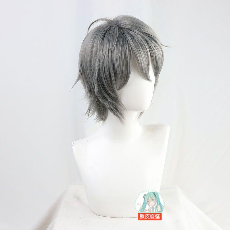 台灣出貨 加急免運 加厚髮量 魔法使的約定cos假髮北之國Owen歐文灰色反翹オーエン