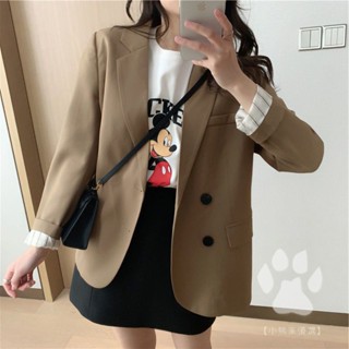 韓版複古西裝 小個子西裝短款西裝 西服上衣 小西裝外套 寬鬆英倫風短版小西裝外套 西裝外套 長袖外套 外套女 西裝女