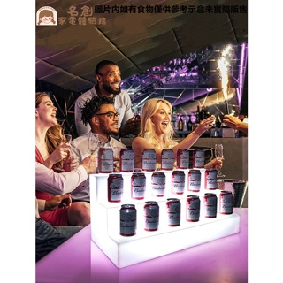名創家電體驗館酒吧KTV發光酒櫃紅酒啤酒LED移動香檳櫃洋酒底座展示櫃輕奢酒架