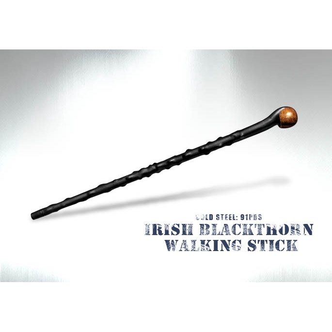 COLD STEEL 愛爾蘭圓頭木黑刺-手杖