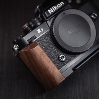 ✐❒【新品】YUWOOD尼康ZF相機復古木手柄增加握持保護底座帶快裝功能