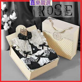 現貨 彌月禮盒 嬰兒禮盒 新生兒禮盒 衣服禮盒 彌月禮 滿月禮盒 嬰兒用品 寶寶衣服嬰兒高階禮盒小香風公主衣禮服波點
