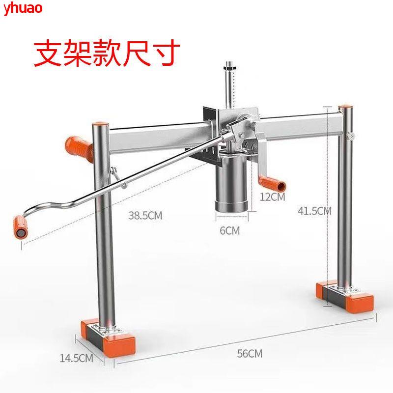 &amp;e限時大促^上新特惠%！手壓饸饹面機家用做面條機手動壓面器多功能不銹鋼饸烙機河撈床子