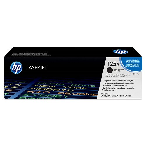 HP CB540A 原廠黑色碳粉匣   適用 Color LaserJet CM1312 MFP / CM1312nfi