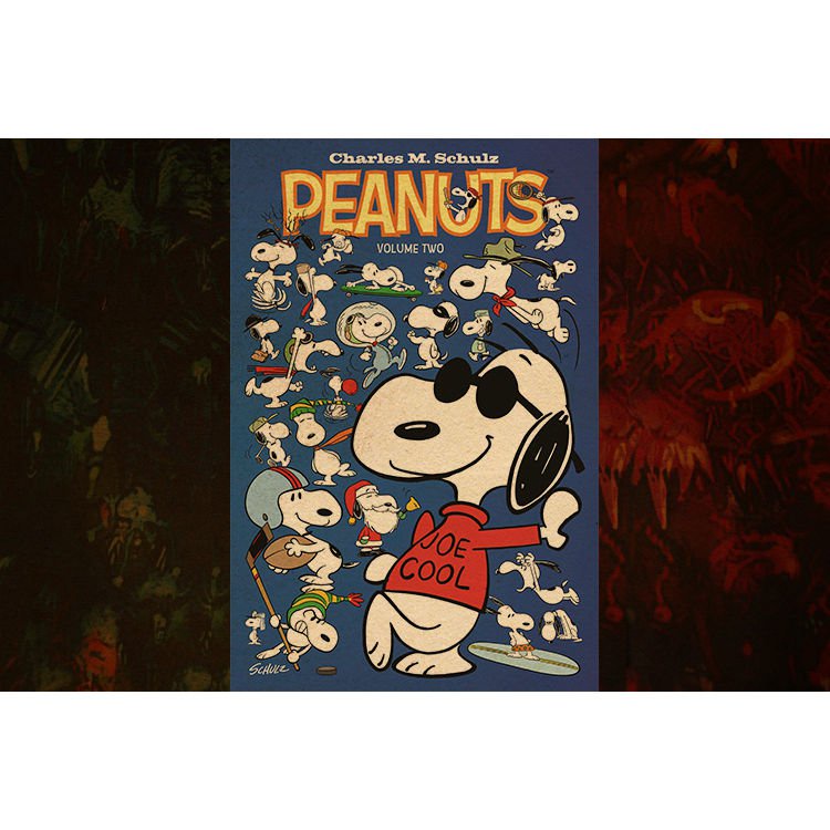 史努比海報Snoopy Ins風可愛裝飾畵少女嬰兒房牛皮紙墻貼貼紙壁紙優選商品 4USG