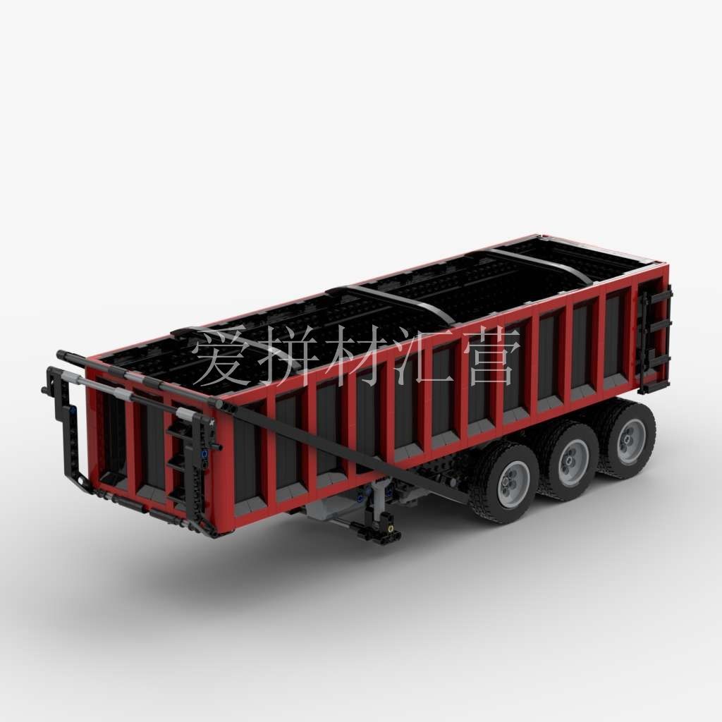 工程車積木 MOC-4783 1比17翻斗拖車 適合多款卡車頭 國產拼裝積木 兼容樂高