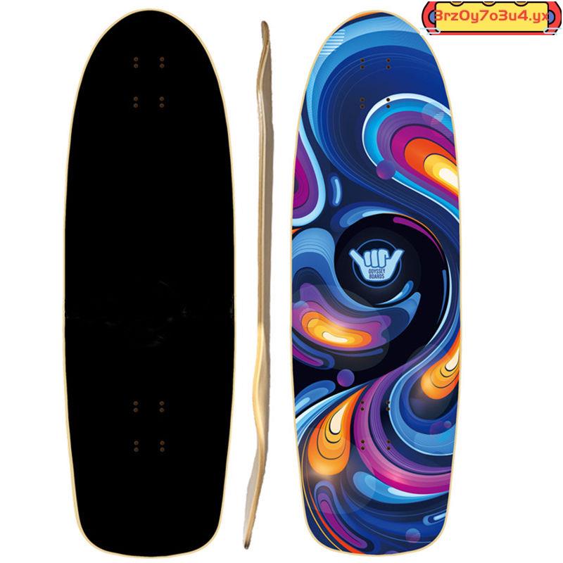 超值熱賣#32寸 加楓沖浪板 裸板面 滑板板面 楓木滑板 陸地沖浪板 DIY滑板