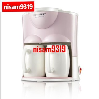 上新 HOMEZEST/漢姆斯特 CM-802咖啡機迷你家用雙杯滴漏美式咖啡壺泡茶41