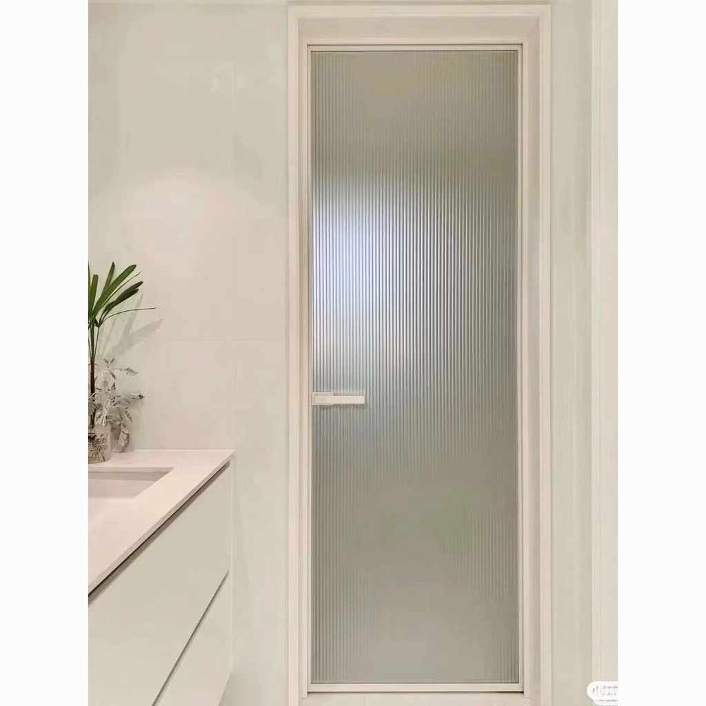 【衛生間門】極窄洗手間門衛生間門廁所門超白長虹玻璃門浴室門單門邊框定制