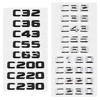 ◤KKone◢賓士 Benz C32 C36 C43 C55 C63 C180 C200 C220 C230金屬字母數字