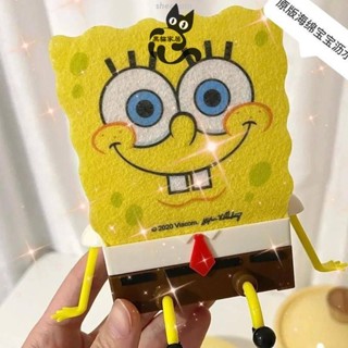 熱銷🧡海綿寶寶擦刷💯瀝水架💯小紅書同款💯海綿寶寶刷💯廚房刷碗💯海綿擦刷💯洗碗布💯廚房💯清潔球💯家用