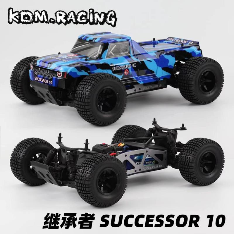 遙控車 SUCCESSOR新款1/10四驅側板大腳模型RC遙控車高速電動越野車