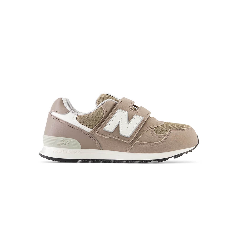 New Balance NB313 童鞋 咖啡白綠色 中童 反光 慢跑鞋 PO313JH