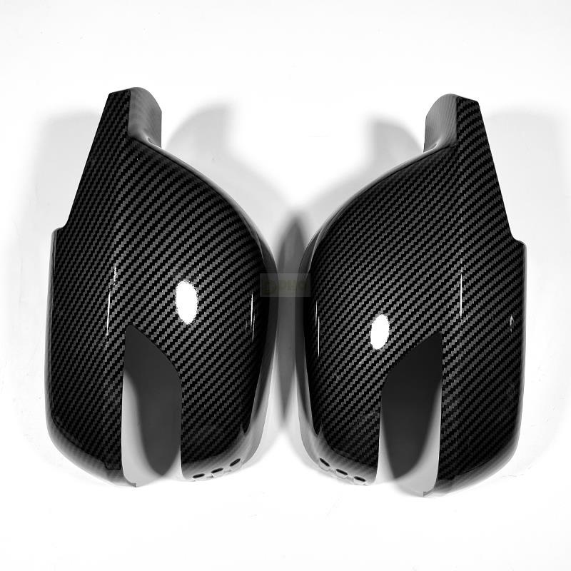 適用於 HONDA CRV 2007-2011 碳纖維花紋汽車後視鏡外殼更換,CR-V 第 3 代後視鏡罩
