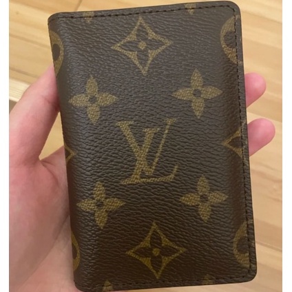 嚴選二手LV LOUIS VUITTON 字紋對開卡片夾名片夾 XF1093 M60502