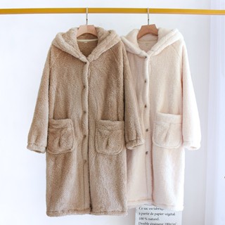 【睡美人高階睡衣】🐻睡袍🐻 睡褲 超厚 冬季睡衣 冬天睡袍女生睡衣保暖睡衣法蘭絨珊瑚絨韓版 袍