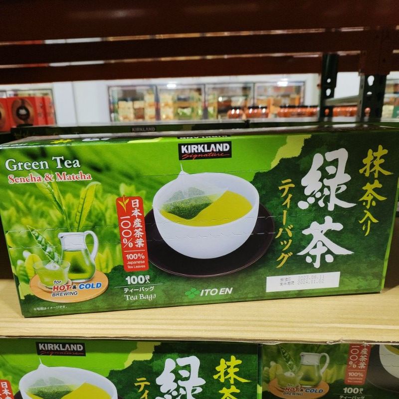 好市多代購 科克蘭 日本綠茶包綠茶 (1.5g*100包) #1169345