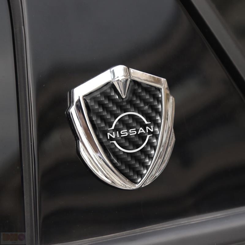 適用於尼桑車標貼 nissan專用金屬3D汽車車貼 車標裝飾 SENTRA XTRAIL TEANA KICKS TI