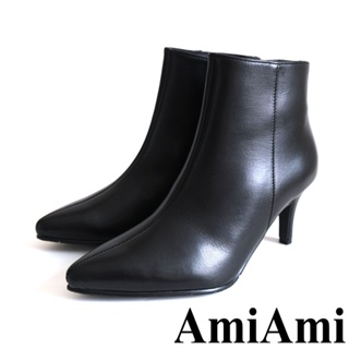 【AmiAmi】 Point nine日本製造真皮女用尖頭靴子 PO-PTN710