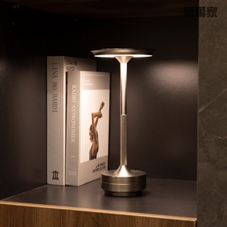 臺南出貨 檯燈 小檯燈 小夜燈 LED燈 護眼檯燈 日本ambientec觸控臺燈 便捷充電金屬輕奢床頭餐廳酒吧氛圍感桌
