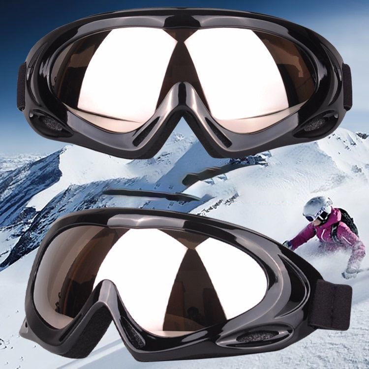 滑雪鏡 護目鏡 滑雪眼鏡護目鏡防霧防風防雪盲紫外線卡近視雪地裝備成人兒童男女