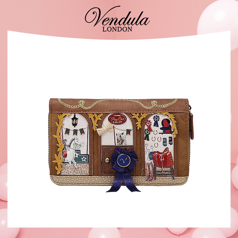 Vendula英國原創手工女包 小馬俱樂部系列個歐美風性創意拉鏈錢包