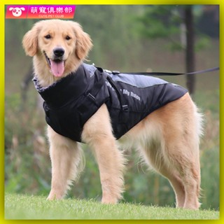 🐶🍂大型犬衣服 大狗衣服 巨型犬衣服 狗狗衣服 狗衣服 狗衣服冬季保暖中大型犬柯基金毛拉佈多秋冬款加絨加厚不粘毛棉服