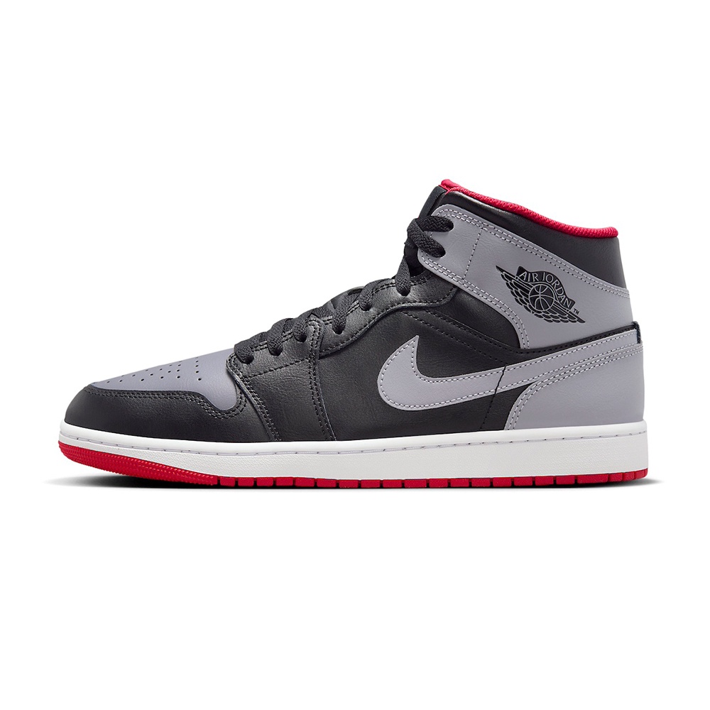 Nike Air Jordan 1 Mid 男 灰黑 AJ1 中筒 喬丹 運動 休閒鞋 DQ8426-006